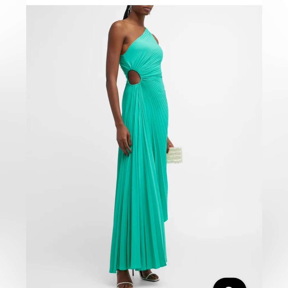 A.L.C.
Delfina Pleated One-Shoulder Gown - Picture 1 of 9